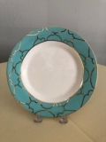 Where to rent PEARLIZED BLUE LUNCH PLATE 7 in Baltimore MD