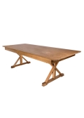 Rental store for FARMHOUSE 96 x40  TABLE CHESTNUT WOOD in Baltimore MD