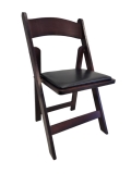 Where to rent WOOD FOLDING - MAHOGANY W PADDED SEAT in Baltimore MD