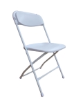 Where to rent PLASTIC FOLDING CHAIR - WHITE in Baltimore MD