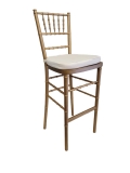 Where to rent BAR STOOL CHIAVARI GOLD in Baltimore MD